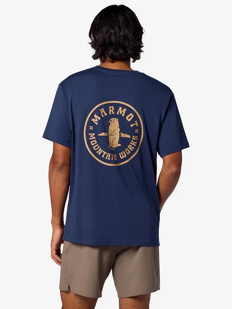 Marmot Men's Mountain Works Circle Critter Graphic T-shirt