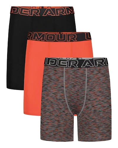 Under Armour Boys' Performance Twist Boxer Briefs 3-Pack