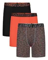 Under Armour Boys' Performance Twist Boxer Briefs 3-Pack