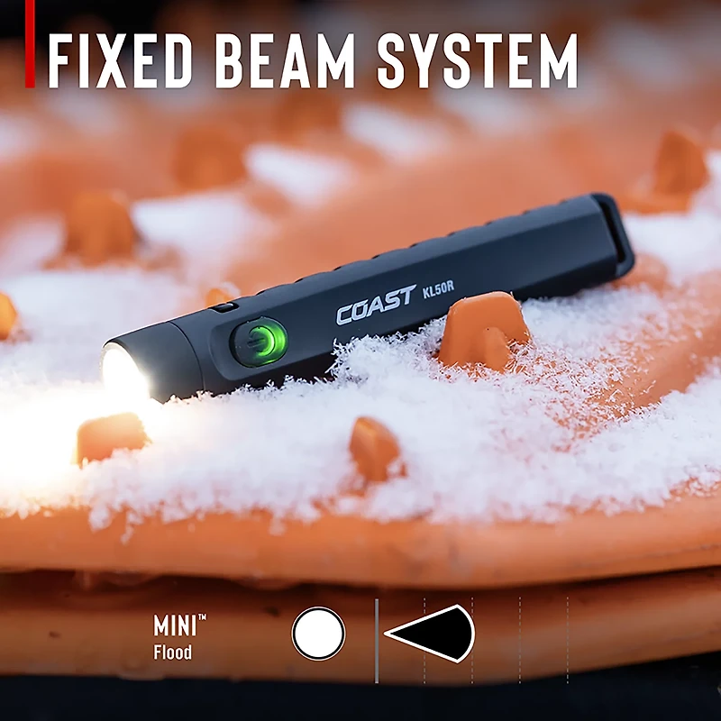 Coast KL50R 400 Lumen Rechargeable Flashlight