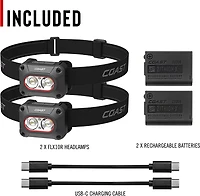 Coast FLX10R Headlamps 2-Pack