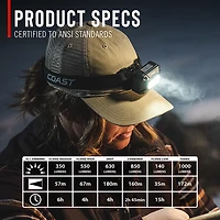 Coast FLX10R Headlamps 2-Pack