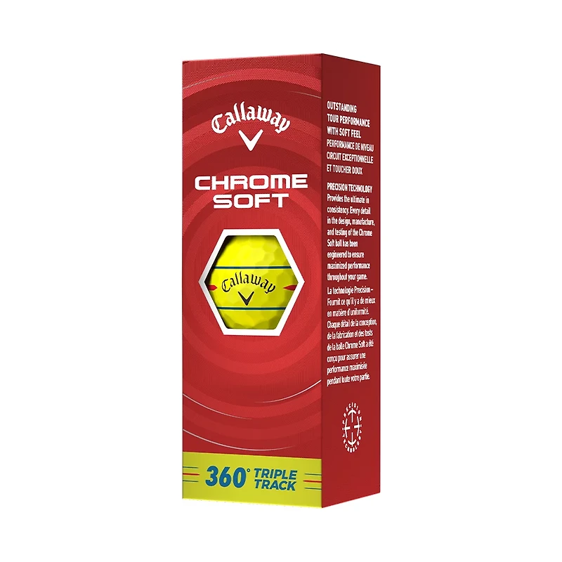 Callaway 2026 Chrome 360 Triple Track Golf Balls 12-Pack