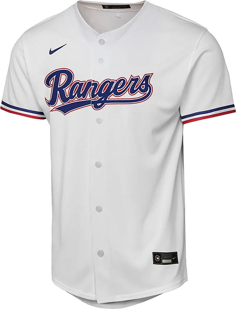 Nike Boys' Texas Rangers Home Baseline Jersey