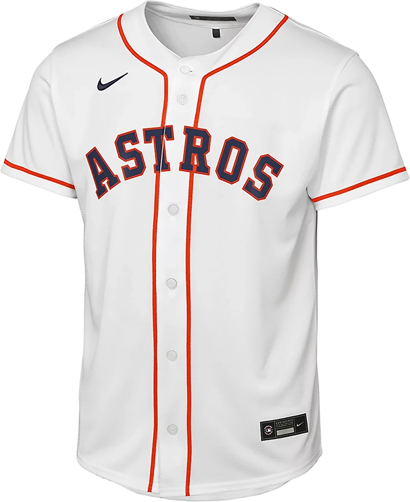 Nike Boys' Houston Astros Jose Altuve #27 Home Baseline Jersey