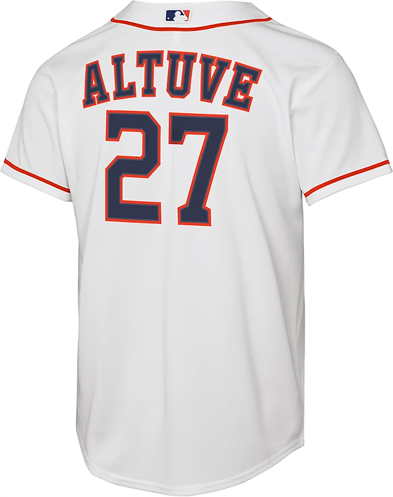 Nike Boys' Houston Astros Jose Altuve #27 Home Baseline Jersey