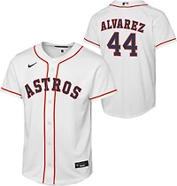 Nike Boys' Houston Astros Yordan Alvarez #44 Home Baseline Jersey