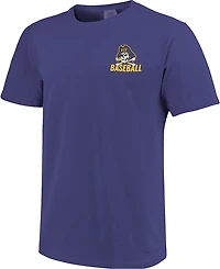 Image One Men's East Carolina University Baseball Card T-Shirt