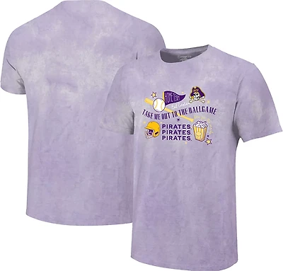 Image One Women's East Carolina University Take Me Out to the Ballgame Color Blast T-Shirt