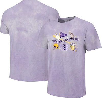 Image One Women's Louisiana State University Take Me Out to the Ballgame T-Shirt