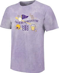 Image One Women's Louisiana State University Take Me Out to the Ballgame T-Shirt