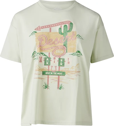 Live Outside the Limits Women's Desert Motel Oversized Graphic T-shirt