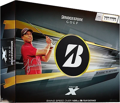 Bridgestone 2026 Tour B X Tiger Woods Edition Golf Balls 12-Pack