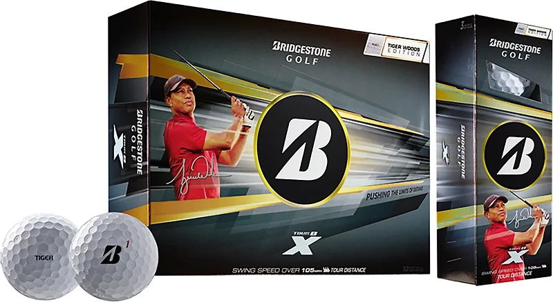 Bridgestone 2026 Tour B X Tiger Woods Edition Golf Balls 12-Pack