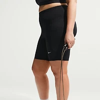 Nike Women's Dri-FIT One High Waisted Plus Biker Shorts 8