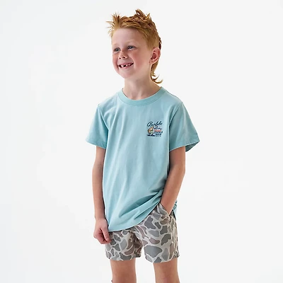 BURLEBO Boys' Tackle Shop Short Sleeve T-shirt