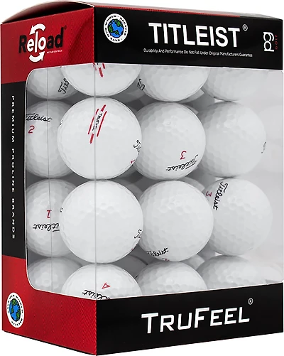 Reload Mint Recycled Titleist Trufeel Golf Balls 24-pack