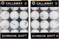 Reload Mid-Grade Recycled Callaway Chrome Soft Tour Golf Balls 24-pack