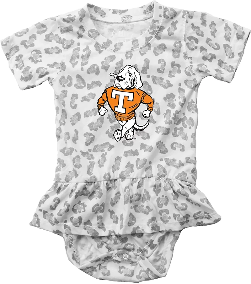 Wes & Willy Infants' University of Tennessee Primary Logo Leopard Ruffle Hopper