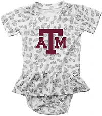 Wes & Willy Infants' Texas A&M University Primary Logo Leopard Ruffle Hopper