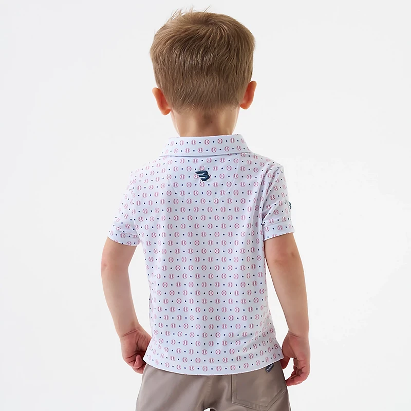 BURLEBO Toddler Boys' Performance Polo