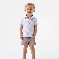 BURLEBO Toddler Boys' Performance Polo