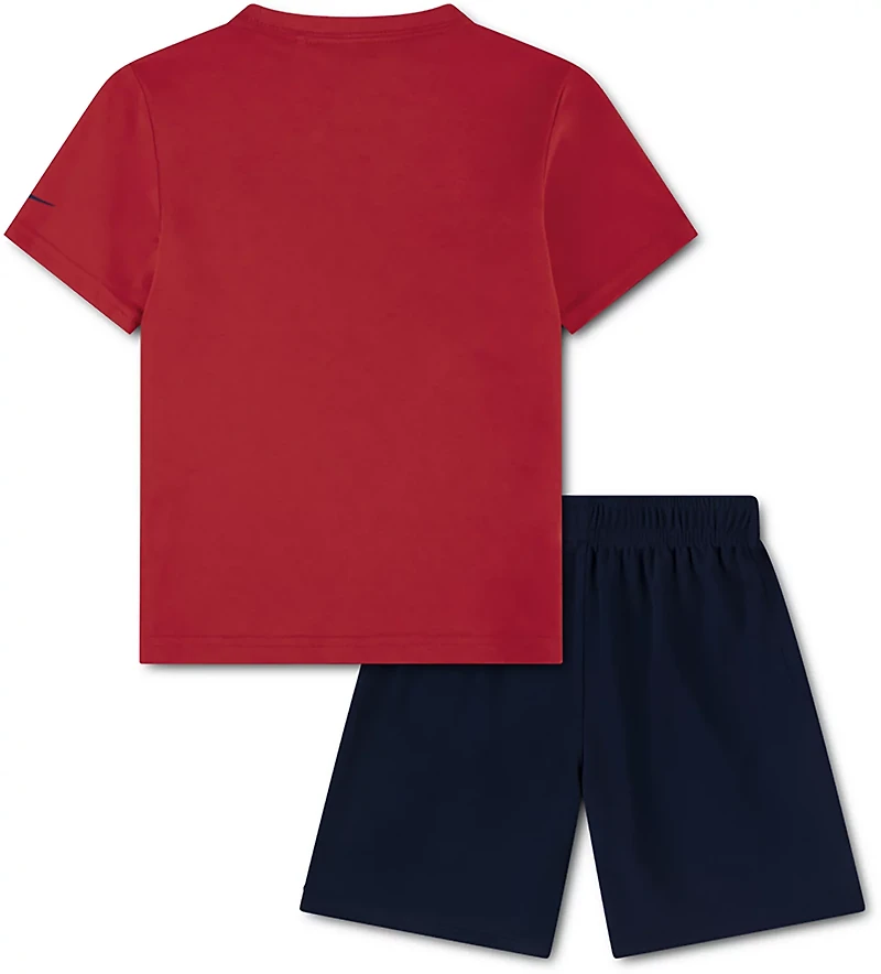 Nike Boys' 4-7 Baseball Graphic T-shirt and Mesh Shorts Set