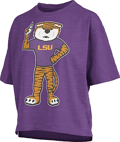 Pressbox Women's LSU Big Canvas Puff Castillo Motley Crew T-shirt