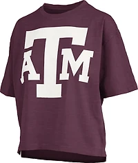 Pressbox Women's Texas A&M Big Canvas Puff Castillo Motley Crew T-shirt