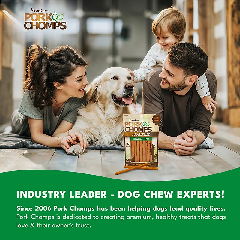 Pork Chomps Roasted Mini Twists 20-count