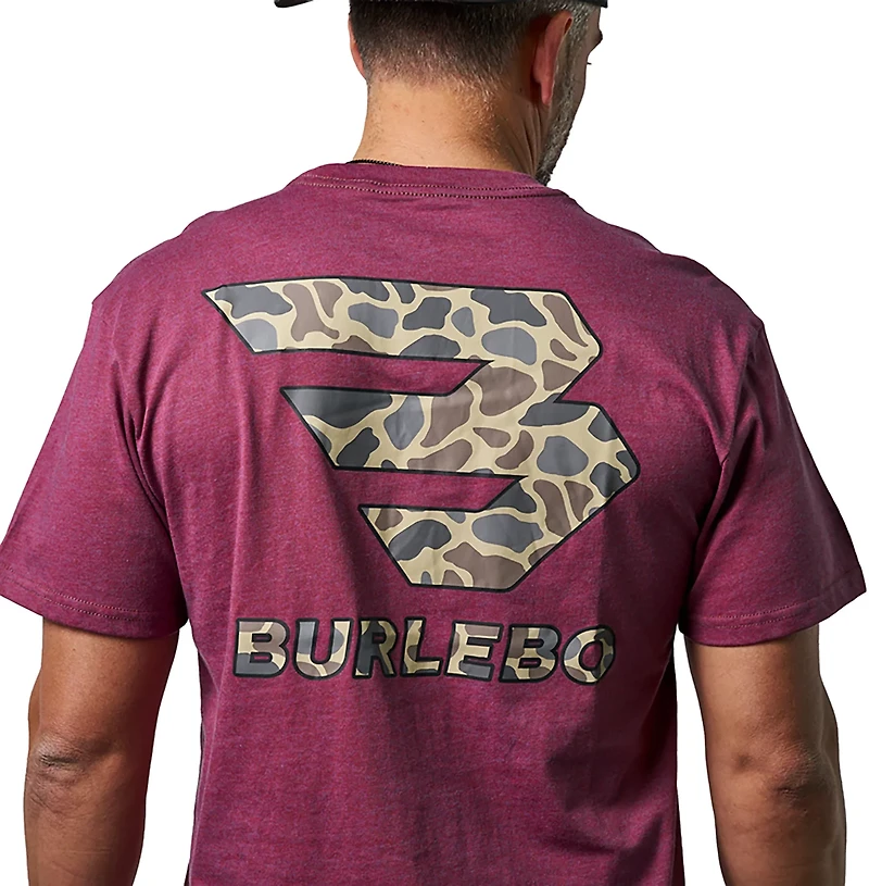 BURLEBO Men's Flying B Classic Deer Camo T-shirt