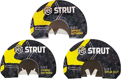 Hunter's Specialties Strut Elite 6 Batwing Calls 3-Pack