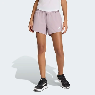 adidas Women's Pacer Workout 2.0 Woven Mid Rise Shorts 3