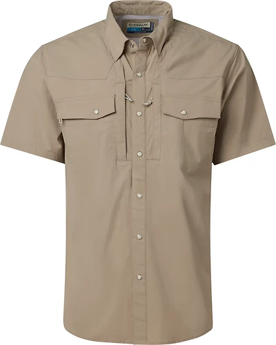 Magellan Men's Pecos River Solid Short Sleeve Shirt