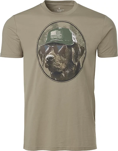 Academy Sports + Outdoors Men’s Hunting Dog with Glasses T-shirt