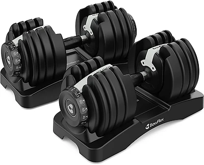 Bowflex SelectTech 52 Adjustable Dumbbell Pair