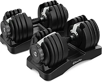 Bowflex SelectTech 52 Adjustable Dumbbell Pair