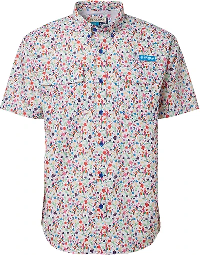 Magellan Outdoors Men’s Laguna Madre Cinco de Mayo Print Fishing Button Up Shirt