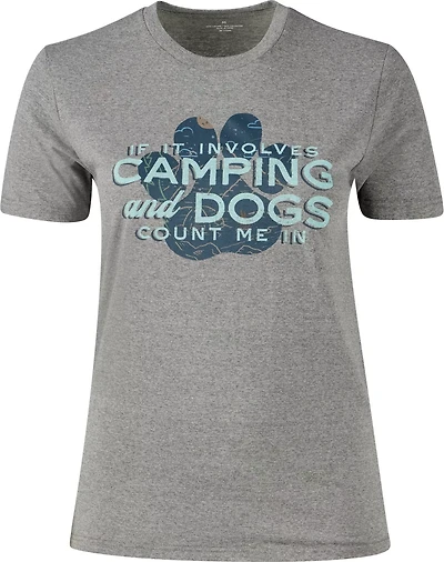 Academy Sports + Outdoors Women's Camping and Dogs T-shirt