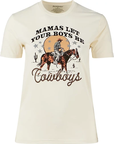 Academy Sports + Outdoors Women's Let Your Boys Be Cowboys T-shirt