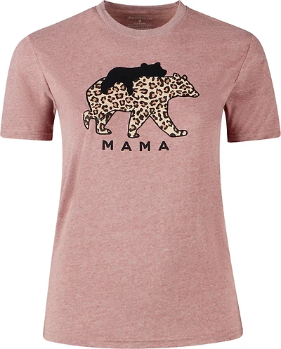 Academy Sports + Outdoors Women's Leopard Mama Bear T-shirt