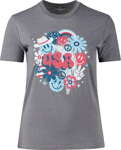Academy Sports + Outdoors Women's Americana Groovy USA T-shirt