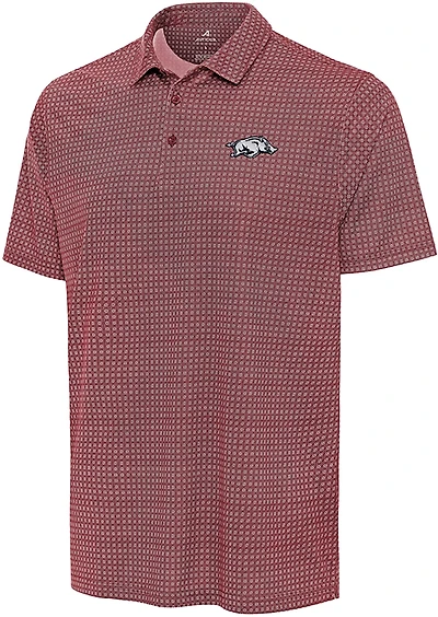 Antigua Men's University of Arkansas Mosaic Polo Shirt