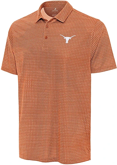 Antigua Men's University of Texas Mosaic Polo Shirt