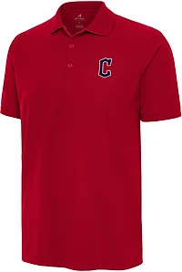 Antigua Men's Cleveland Guardians Legacy Pique Polo Shirt