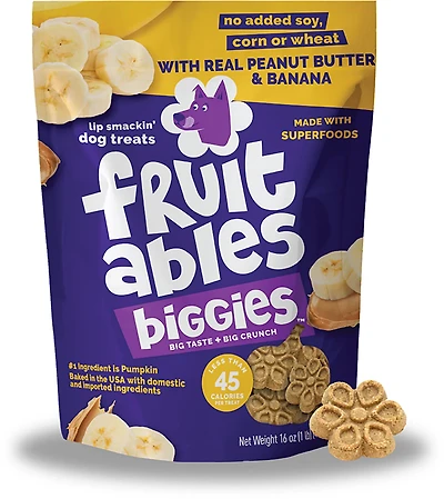 Fruitables Biggies 16 oz. Dog Treats