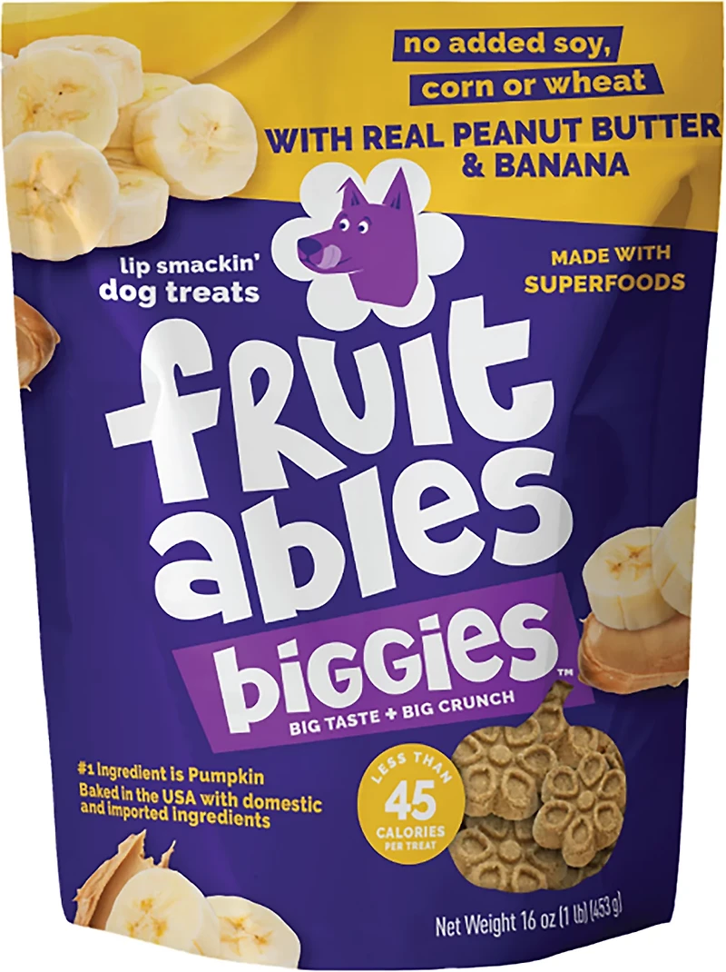 Fruitables Biggies 16 oz. Dog Treats