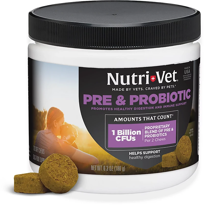 Nutrivet K9 Pre & Probiotic Soft Chews 120-Pack