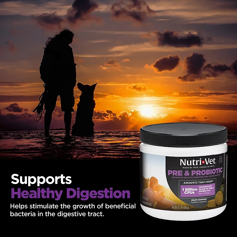 Nutrivet K9 Pre & Probiotic Soft Chews 120-Pack