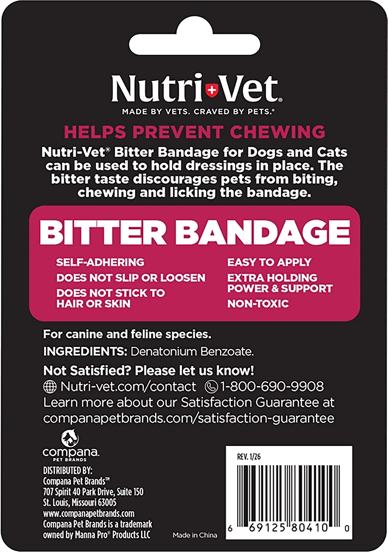 Nutrivet K9 2 in. Bitter Bandage